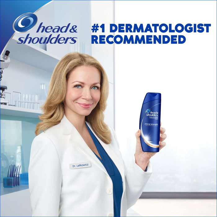 Head and Shoulders Clinical Strength Dandruff and Seborrheic Dermatitis Shampoo, 13.5 fl oz