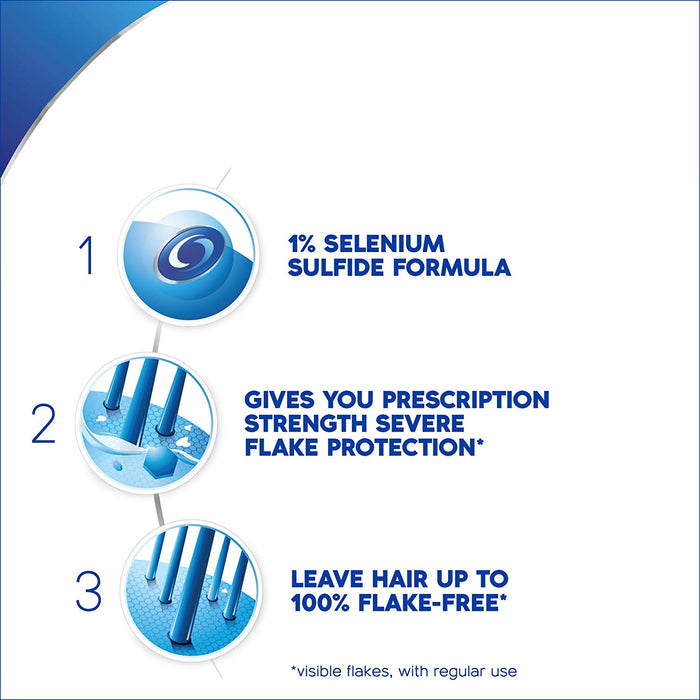 Head and Shoulders Clinical Strength Dandruff and Seborrheic Dermatitis Shampoo, 13.5 fl oz