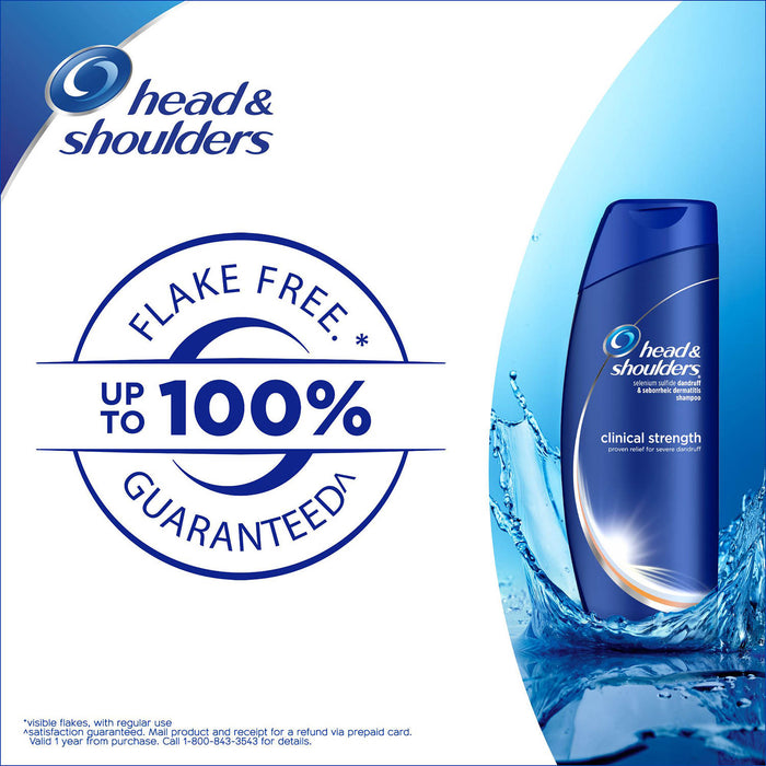 Head and Shoulders Clinical Strength Dandruff and Seborrheic Dermatitis Shampoo, 13.5 fl oz