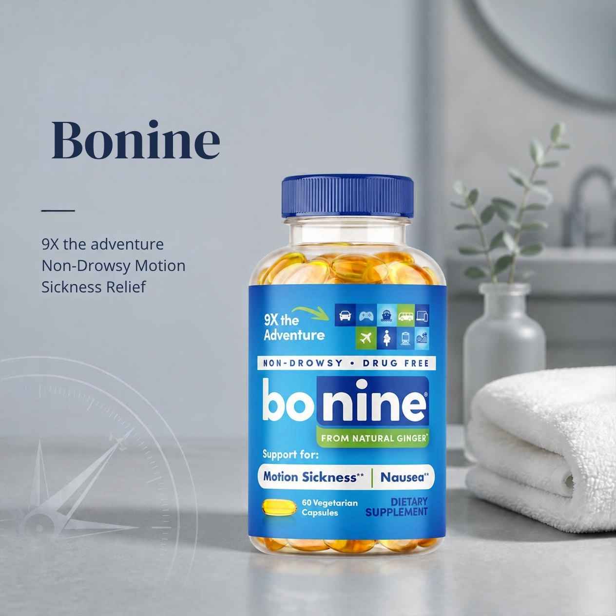 Bonine Motion Sickness Relief (Genuine US Imports)