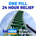 Bonine Max Strength Motion Sickness Tablets Peppermint 16 Banner That Reads - One Pill 24 Hour Relief