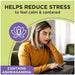 Dramamine Advanced Herbals Banner Showing  A Distressed Woman With The Headline - Helps to Reduce Stress