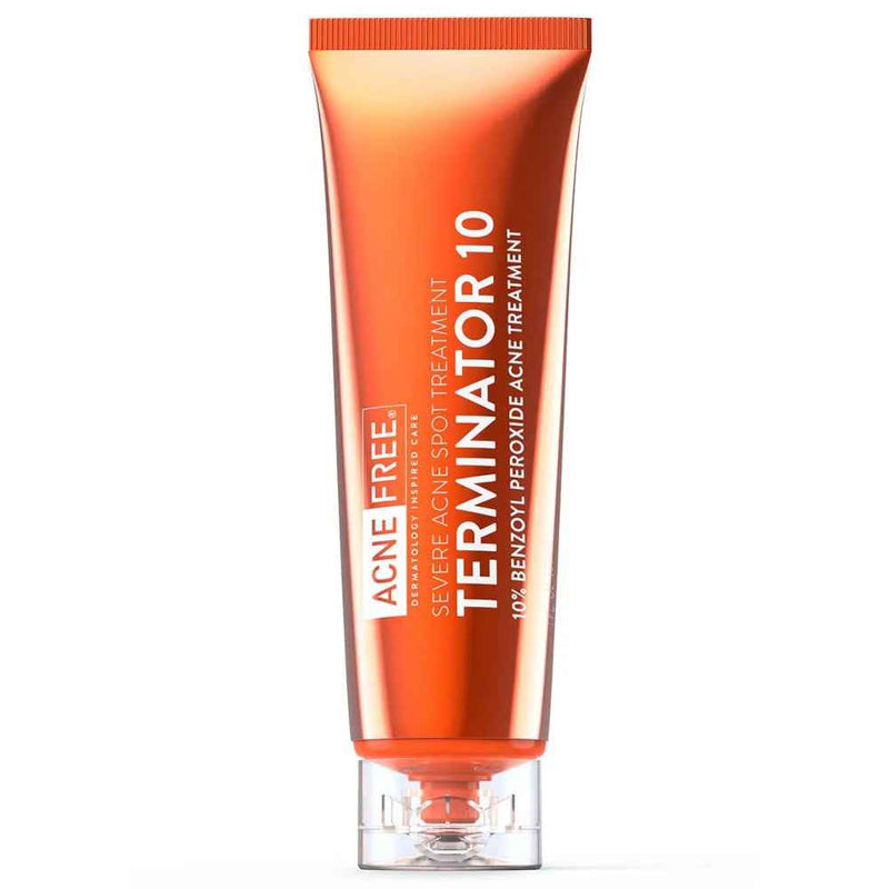 AcneFree Terminator 10 Acne Spot Treatment Cream 1 Oz