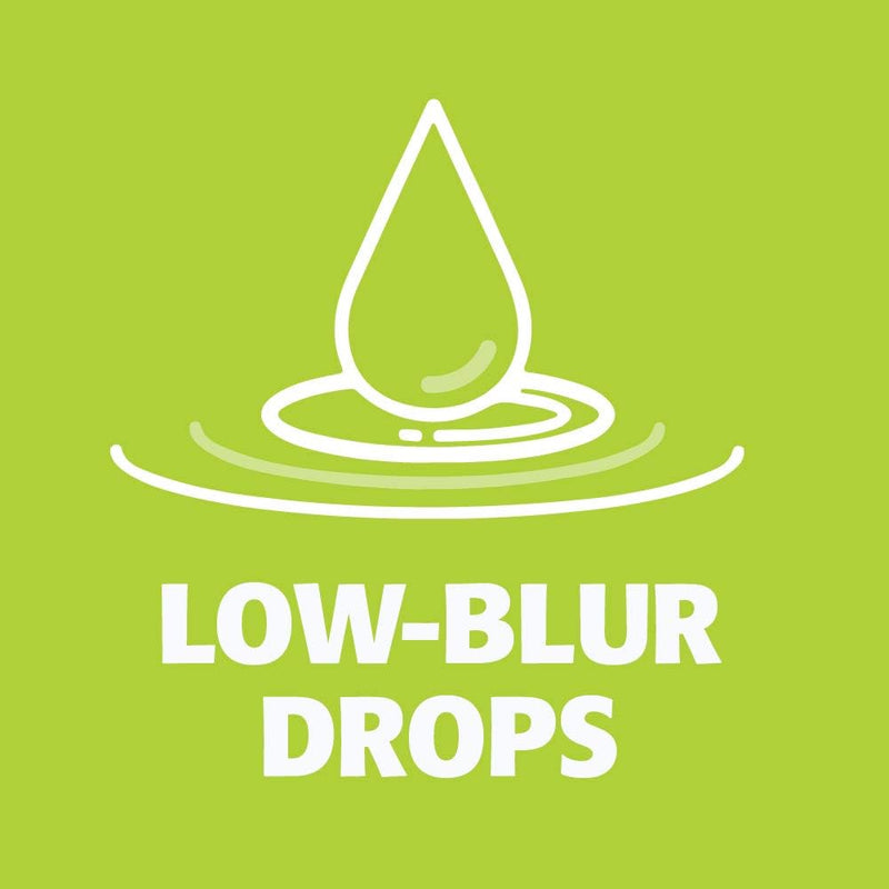 Refresh Relieva For Contacts Lubricant Eye Drops 0.27 Fl Oz Banner That Reads Low Blur Drops