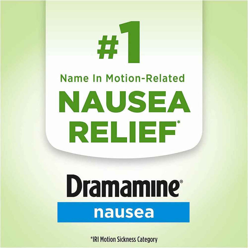 Dramamine Nausea Relief Ginger Chews 20 Ct