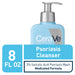CeraVe Psoriasis Cleanser 8 Oz Banner That Reads  Medicated Formula