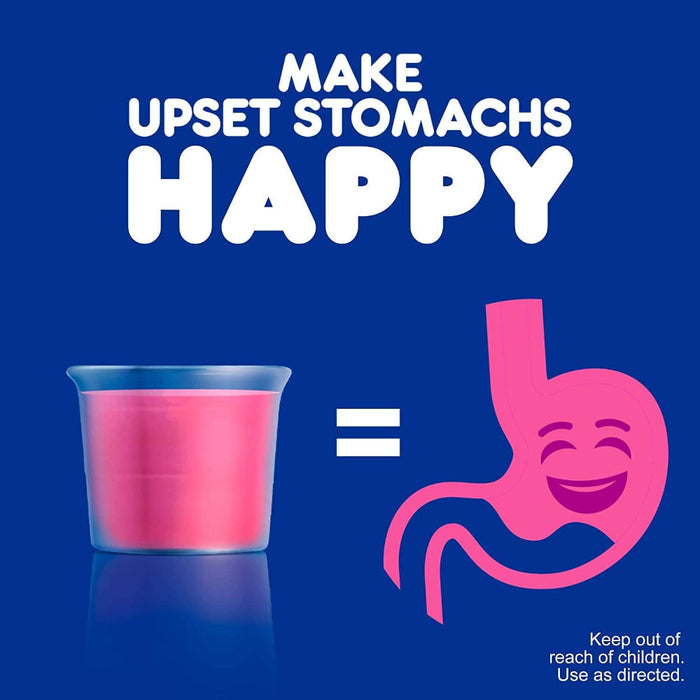 Pepto Bismol Banner That Reads - Make Upset Stomachs Happy