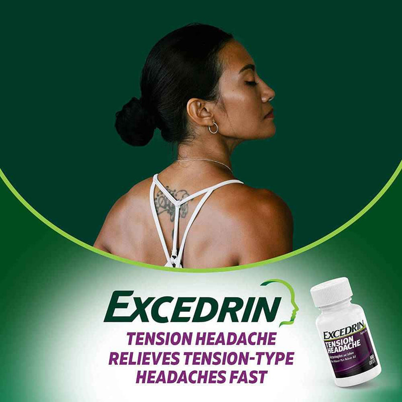 Excedrin Tension Headache Relief Acetaminophen Caplets