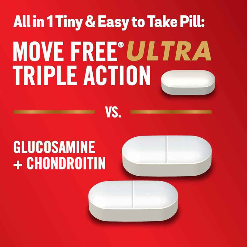 Move Free Ultra Triple Action, Joint Health Supplement 64 Tablets