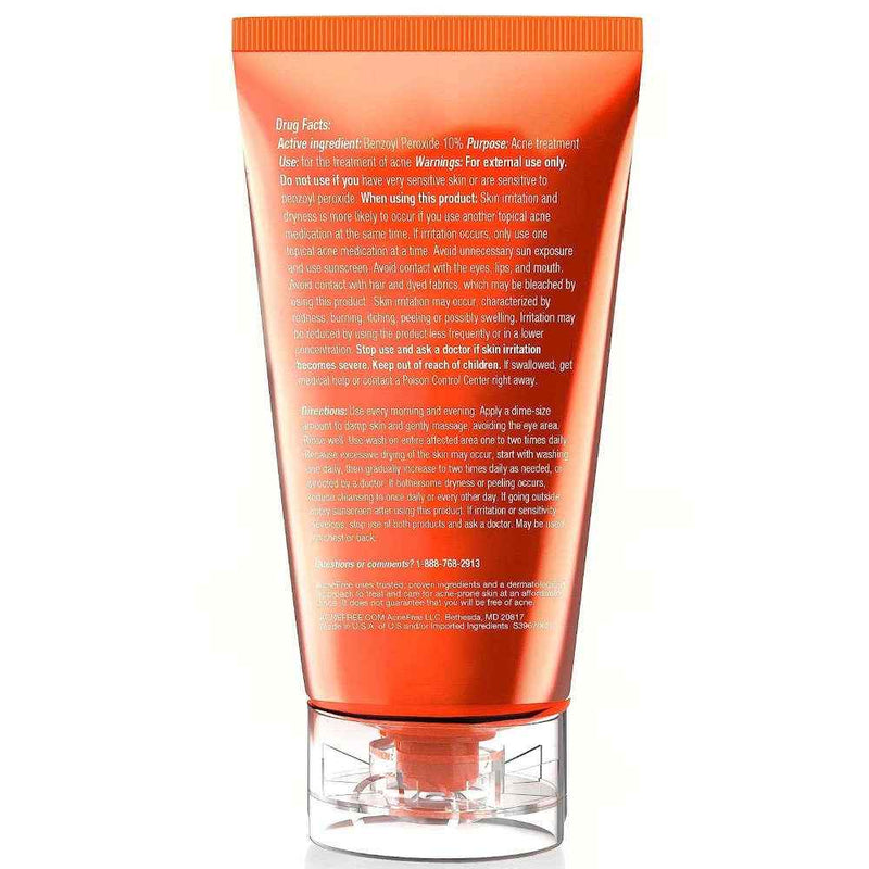 AcneFree Severe Acne 10% Benzoyl Peroxide  Wash 5 Oz