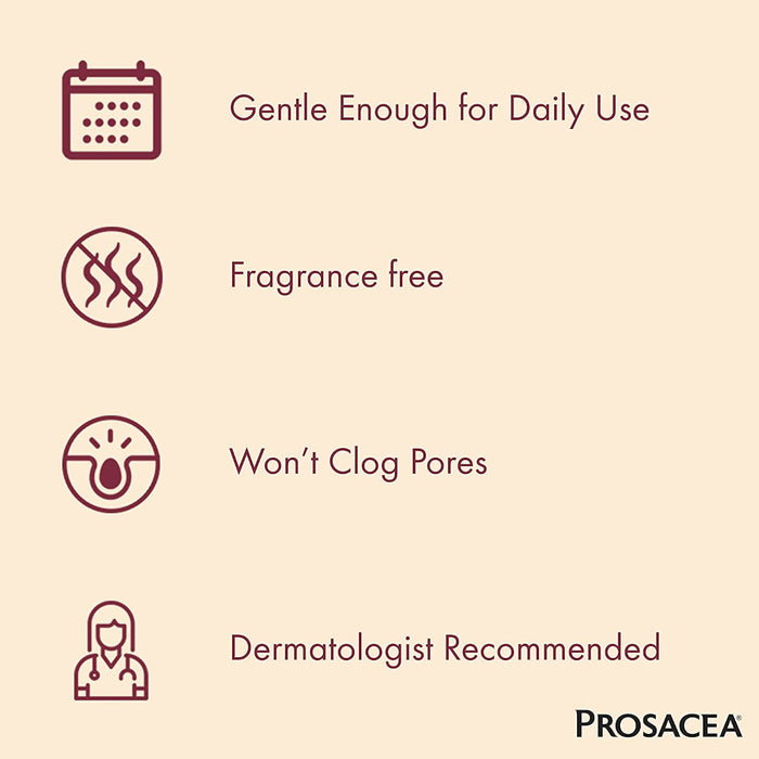 Prosacea Medicated Gel, Heals Rosacea Symptoms of Redness, Pimples and Irritation, 0.75 oz Banner That Reads Gentle Enough For Daily Use