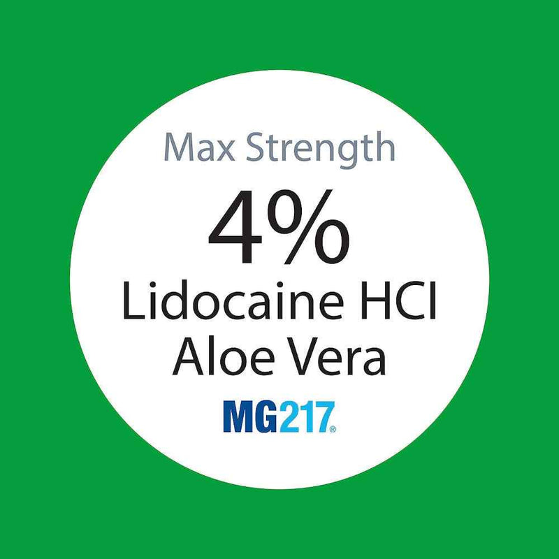MG217 Max Strength Lidocaine Cooling Burn Spray 4 oz