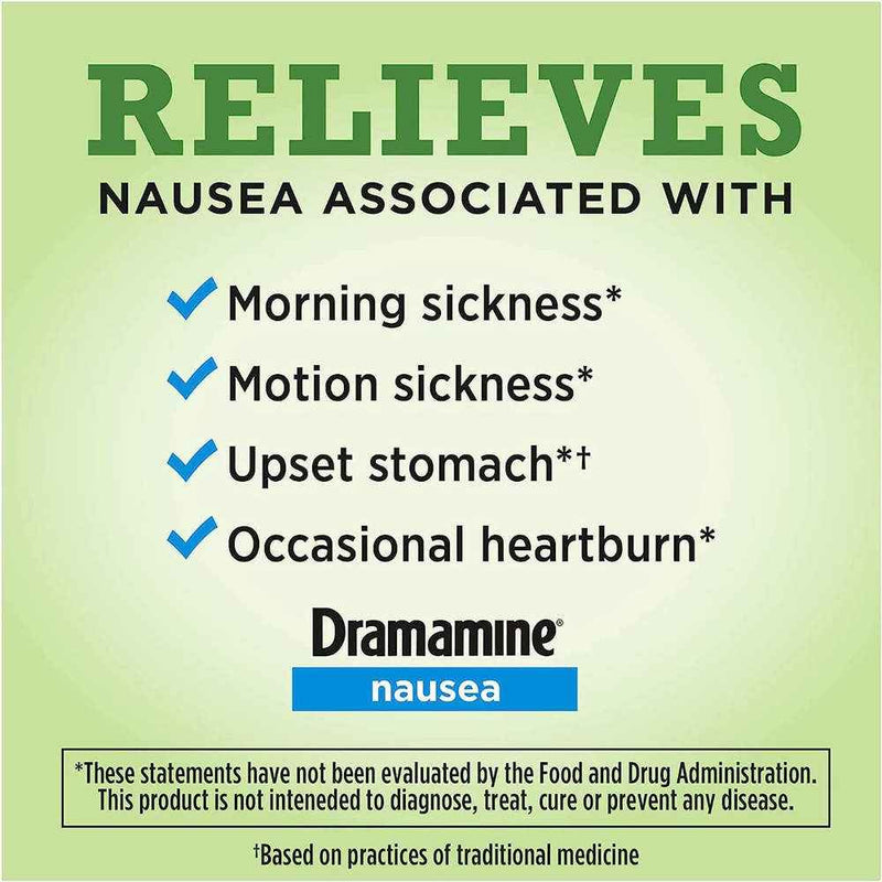 Dramamine Nausea Relief Ginger Chews 20 Ct