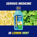 Mylanta Maximum Strength Antacid And Anti Gas Liquid Classic Flavour 12 Oz Banner That Reads - Serious Medicine In Lemon Mint Flavour