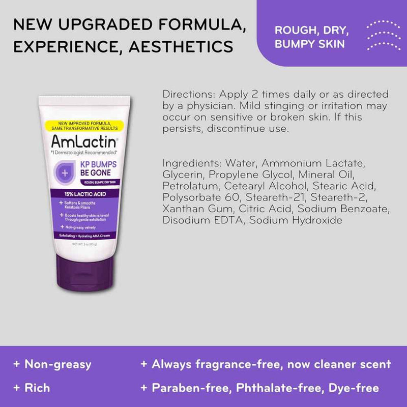 AmLactin KP Bumps Be Gone 15% Lactic Acid Cream