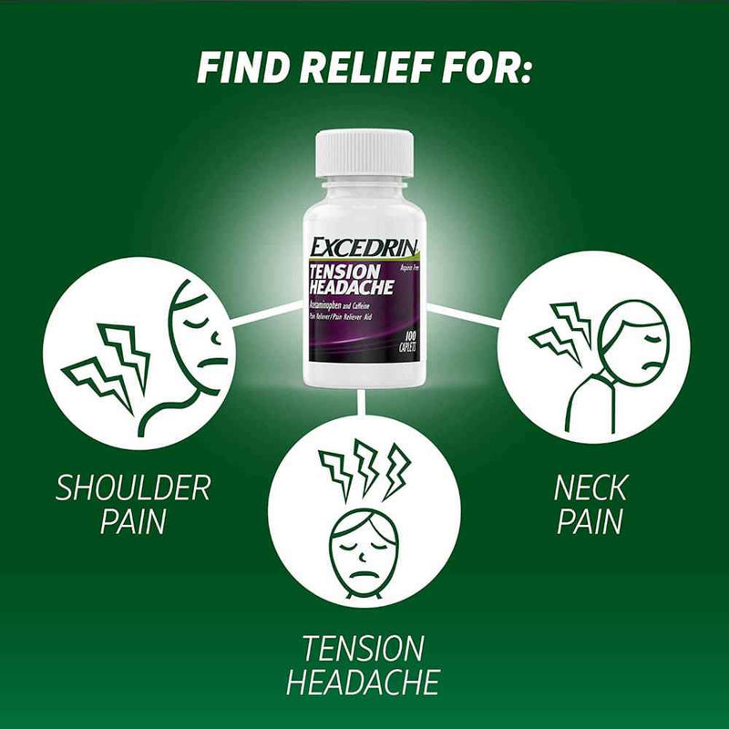Excedrin Tension Headache Relief Acetaminophen Caplets