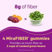 MiraFIBER Gummies Fiber and Metabolism Support 72 Count
