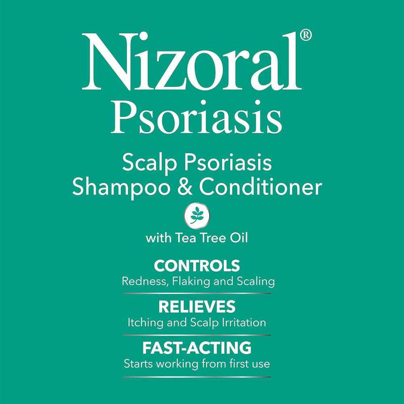 Nizoral Psoriasis Scalp Shampoo & Conditioner 11 Oz