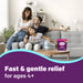 MiraFAST Soft Chews Gentle Constipation Relief Banner That Reads - Fast And Gentle Relief For Ages 4 Plus