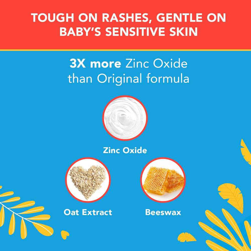 Triple Paste 3X Max Ointment 2 Oz Banner That Reads - Tough On Rashes, Gentle On Baby's Sensitive Skin