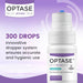 OPTASE Dry Eye Intense Drops, 0.33 fl oz Banner That Reads 300 Doses Per Bottle