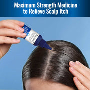 Nizoral Scalp Itch Relief Liquid 2 Fl Oz Banner That Reads - Maximum Strength Medicine To Relieve Scalp Itch