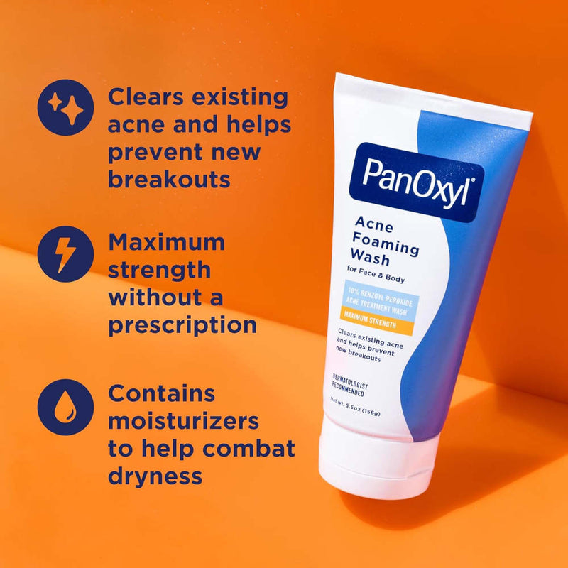 PanOxyl Acne Foaming Wash 10% UK | 5.5 oz