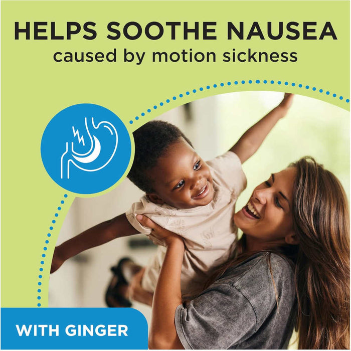Dramamine Advanced Herbals Banner That Reads Helps Soothe Nausea Caused By Motion Sickness