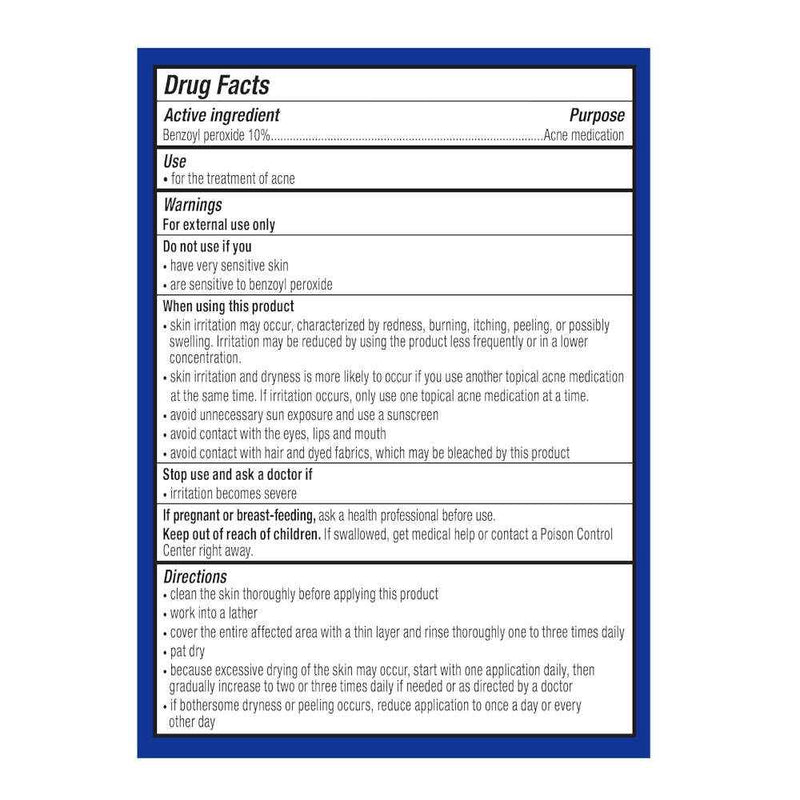 PanOxyl Acne Treatment Bar Max Strength 10% Benzoyl Peroxide