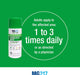 MG217 Cooling Burn Spray 4 Oz Banner That Reads Use 1 to 3 Times Per Day