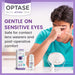 OPTASE Dry Eye Intense Drops, 0.33 fl oz Banner Showing Male Inserting Contact Lens