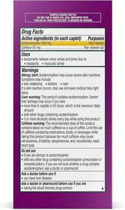 Excedrin Tension Headache Relief Acetaminophen Caplets