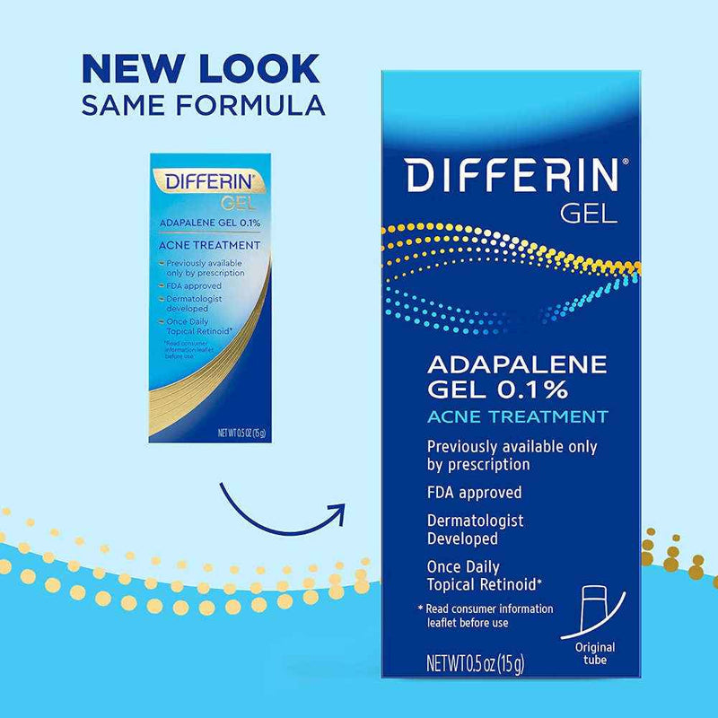 Differin Acne Retinoid Treatment Gel with 0.1% Adapalene
