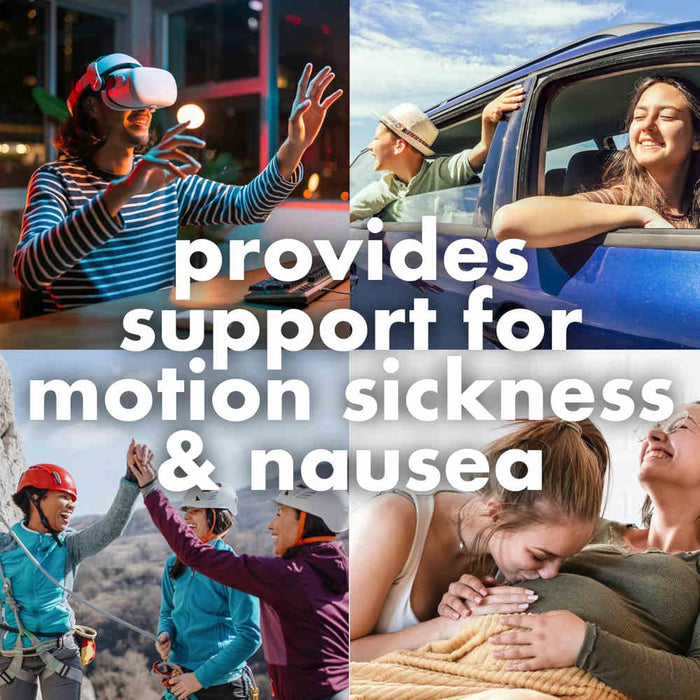 Bonine Ginger Non Drowsy Motion Sickness Tablets 60 Banner That Reads Provides Support For Motion Sickness