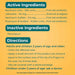 Neosporin Plus Lidocaine Anitbiotic Ointment 0.5 Oz Banner Showing Product Ingredients List