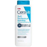 CeraVe 2 in 1 Anti-Dandruff Hydrating Shampoo & Conditioner bottle, 12 fl oz (355ml)