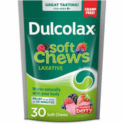 Dulcolax Soft Chews Mixed Berry 30-count magnesium hydroxide saline laxative