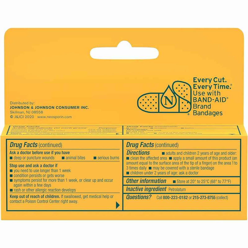 Neosporin Burn Relief Antibiotic Ointment 0.5 Oz