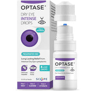 OPTASE Dry Eye Intense Drops, 0.33 fl oz In Front Of White Background