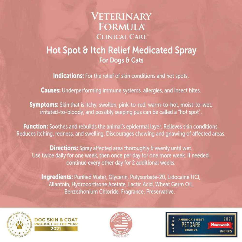 Veterinary Formula Clinical Care Hot Spot and Itch Relief Medicated Shampoo