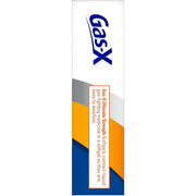 Gas-X medicine strip packaging on a white background