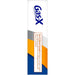Gas-X medicine strip packaging on a white background