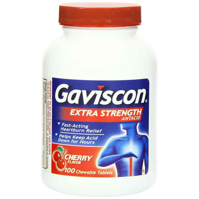 Gaviscon Extra Strength Chewable Antacid Tablets