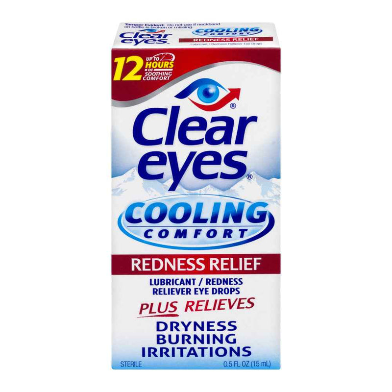 Clear Eyes Cooling Comfort- Redness Relief, 0.5 Ounce