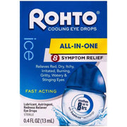 Rohto Ice Redness Relief All In 1 Eye Drops, 0.4 Oz UK
