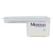 Mederma Advanced Scar Gel 20g close up view of the side of the products packaging. Picture taken in front of white background.