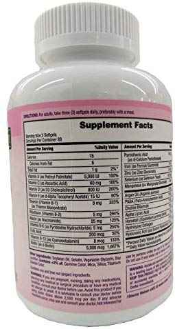 Nature's Bounty Extra Strength Hair, Skin & Nails Biotin Argan Oil Infused Rapid Release Liquid Softgels UK