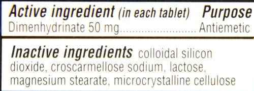Dramamine UK Original Formula Motion Sickness Tablets