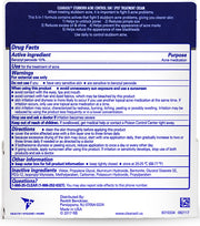 Clearasil Stubborn Acne Control 5in1 Spot Treatment Cream usage instructions on outer packaging