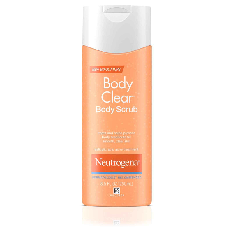 Neutrogena Body Clear Acne Body Scrub with Salicylic Acid, 8.5 fl. oz UK